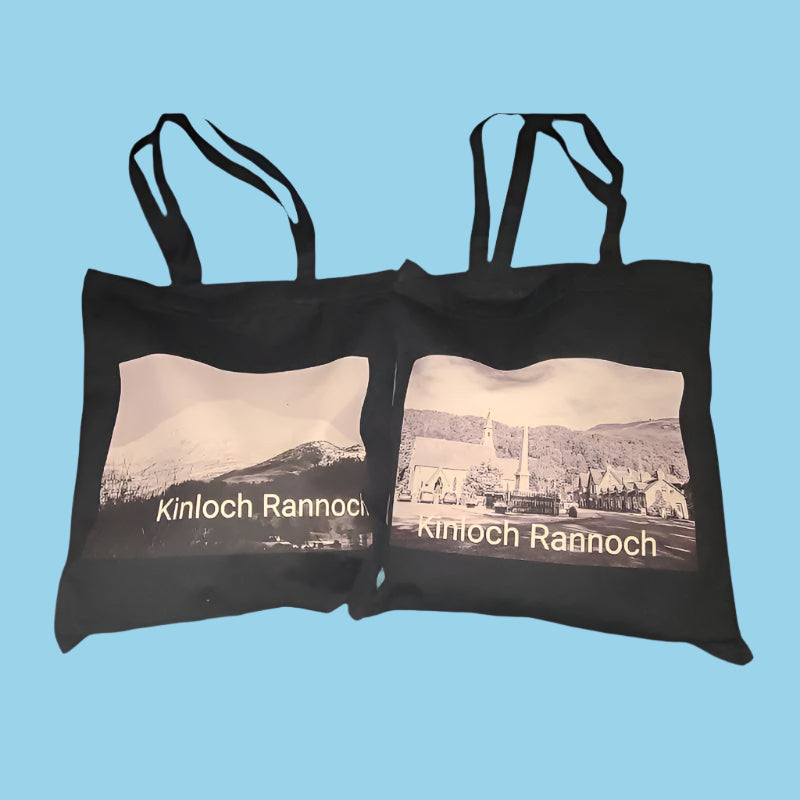 Black Picture Tote Bag