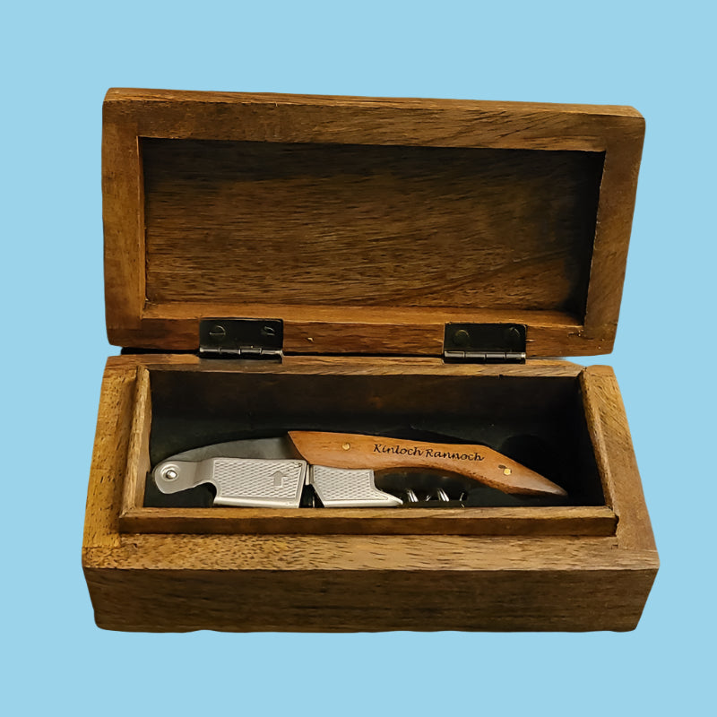 Bottle Opener in Wooden Keepsake Box
