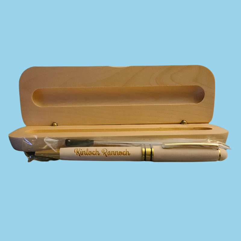 Wooden Ballpoint Pen and Box