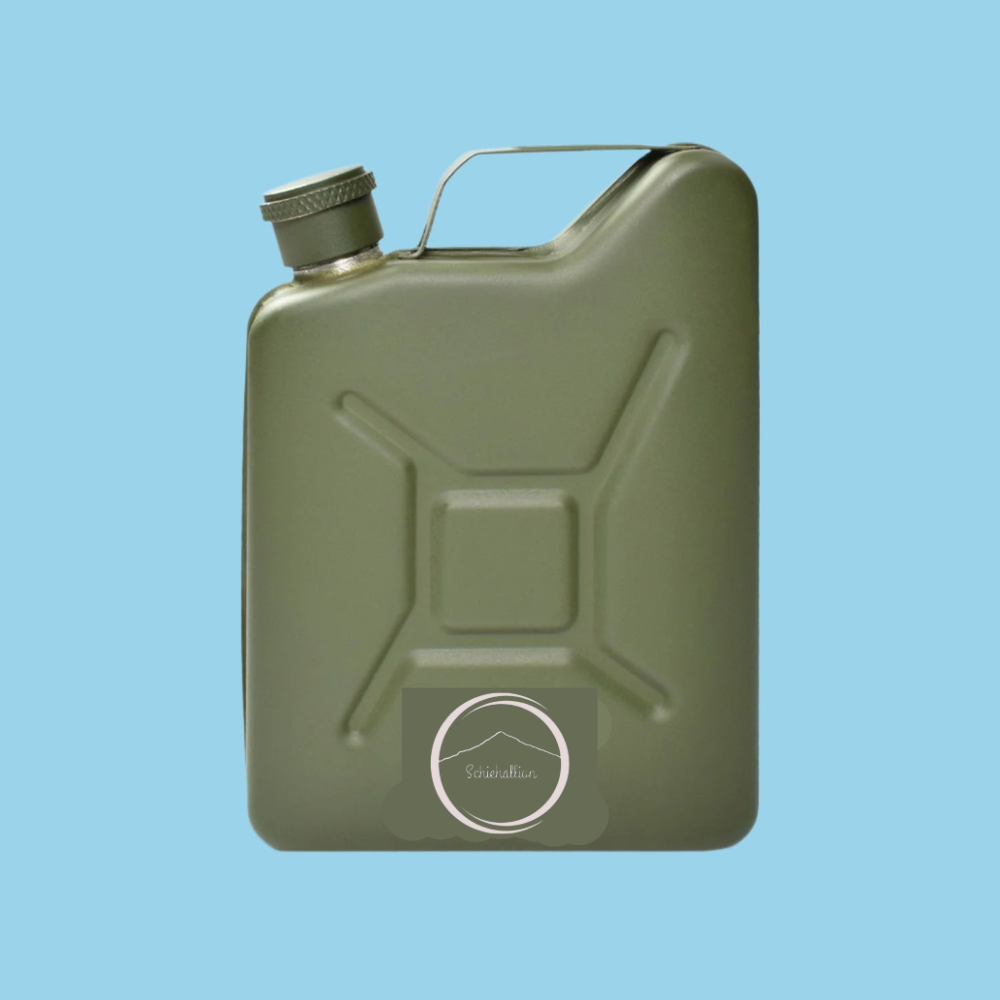 Engraved Jerry Can Hip Flask