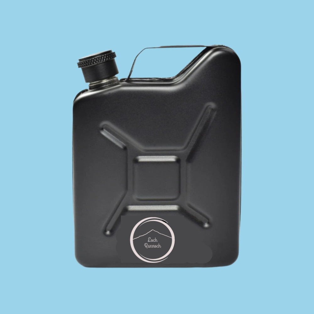 Engraved Jerry Can Hip Flask