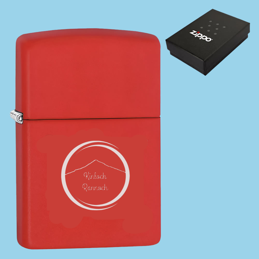 Engraved Genuine Zippo Lighter