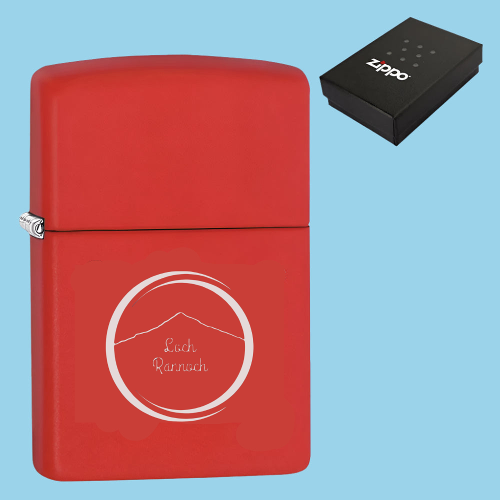 Engraved Genuine Zippo Lighter