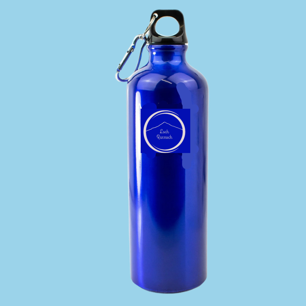 Engraved Black Sports Bottle