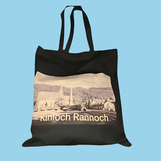 Black Picture Tote Bag