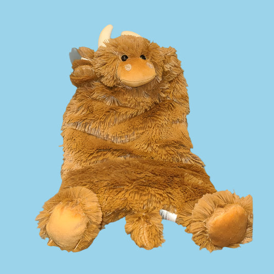 Highland Cow Hot Water Bottle Cover