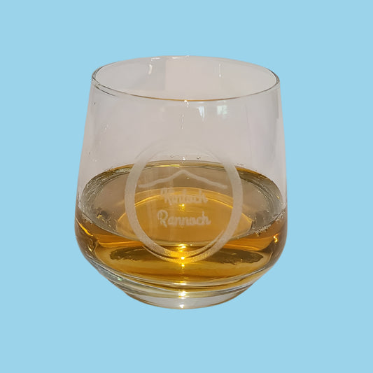 Engraved Tallo Whiskey Glass
