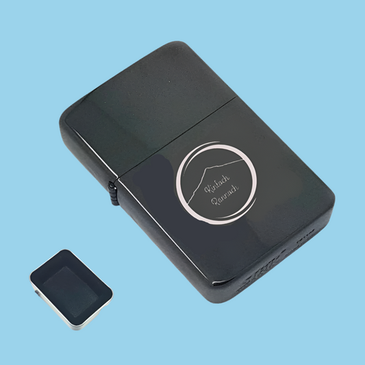Engraved Gloss Lighter in Gift Tin
